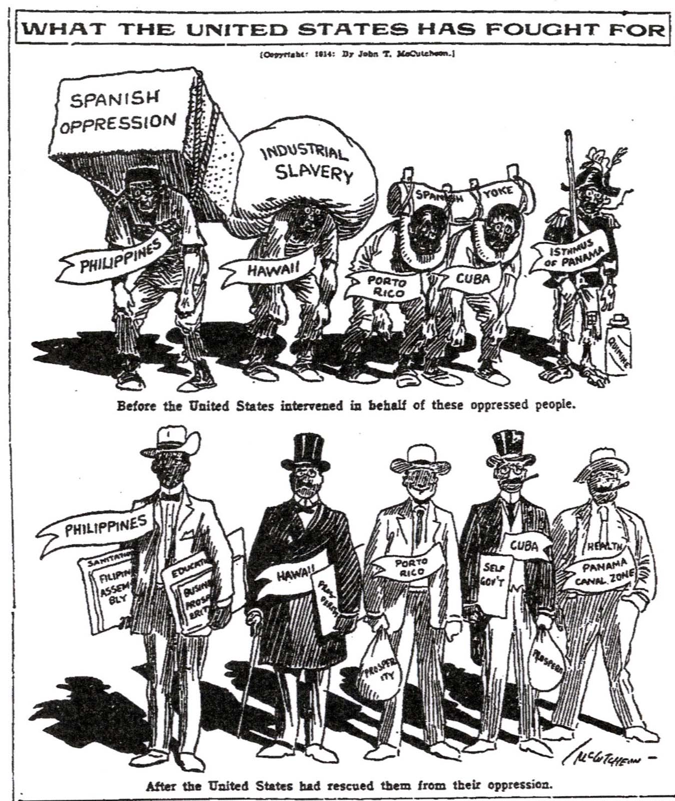 american imperialism cartoons